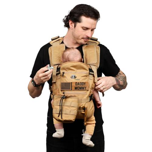 Tactical Tykes Baby Carrier, Baby-Wearing Carrier, Military Baby Gift, Infant Carrier, Dad Baby Carrier, Tactical Dad Gift, Mom Baby Carrier