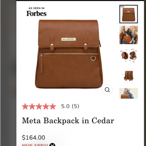 Meta Backpack in Cedar