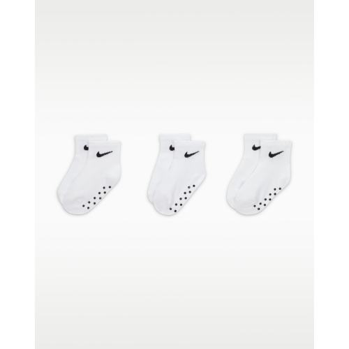 Nike Toddler Swoosh Ankle Gripper Socks (3-Pairs). Nike.com