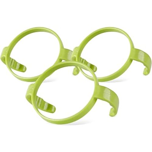 Compatible Baby Bottle Handle for Comotomo Bottles 8 oz & 5 oz, 3 Count, Green