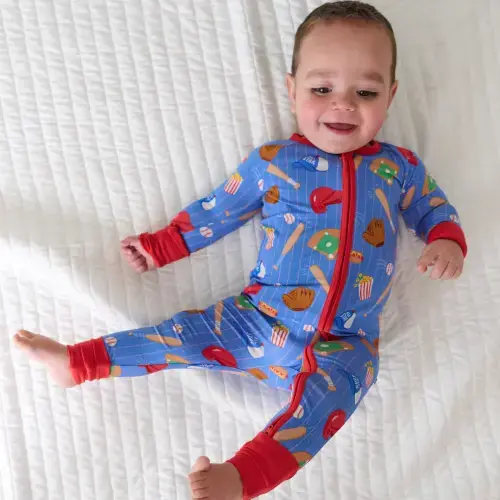 Blue All Stars Zippy - Little Sleepies