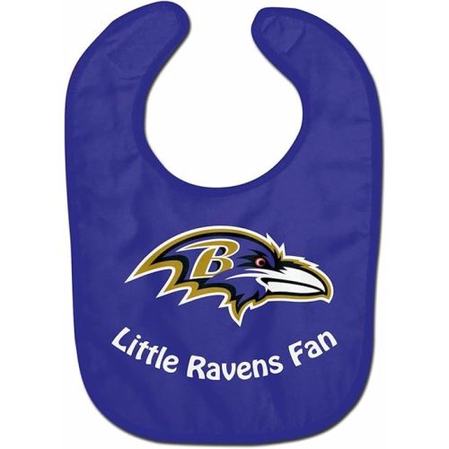 WinCraft NFL Baltimore Ravens WCRA2047014 All Pro Baby Bib,Purple