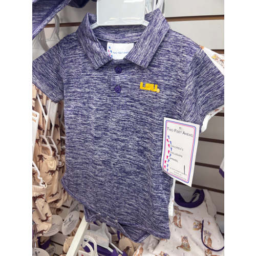 Atlanta Hosiery LSU Spacedye Golf Creeper