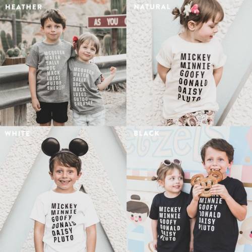 Mickey and Friends Character Tee Infant Toddler Kids - Etsy