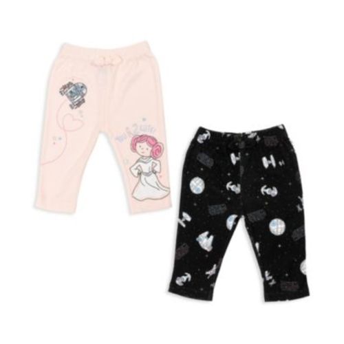 Starwars Baby Girls Princess Leia R2-D2 Baby 2 Pack Pants