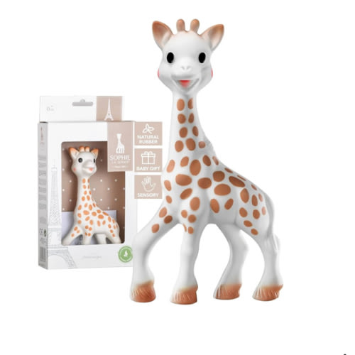 Sophie la girafe | Handcrafted for 60 Years in France | Natural Rubber | Designed for Teething Babies | Awaken All 5 Senses | Easy to Clean