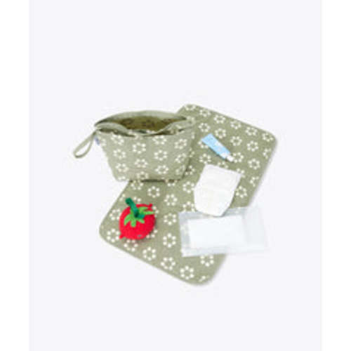 Quick Change Kit Bag - Sage Dots
