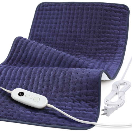 Heating Pad for Back Relief, XXX-Large 33''×17'' Extra Large Electric Heating Pads for Cramps Neck and Shoulders,Moist & Dry Heat Therapy,2H Auto Off, 6 Temperature Settings, Machine Washable