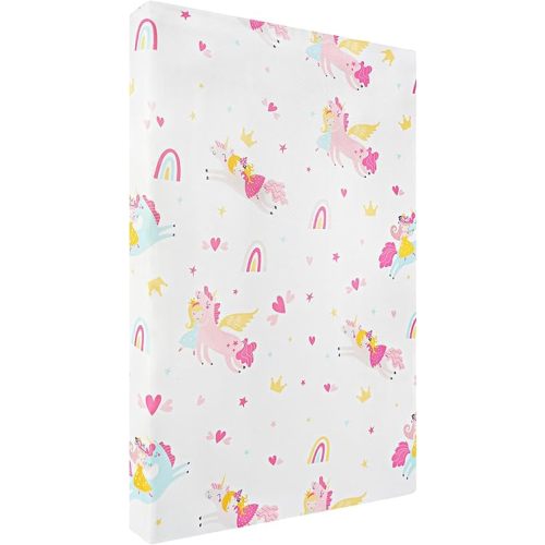 Viviland Pack n Play Mattress - 38" x 26" Premium Soft Foam Portable Toddler Mattress for Pack and Play Topper, Odorless, Breathable, Comfortable and Stable, mini pad for Baby mattresses