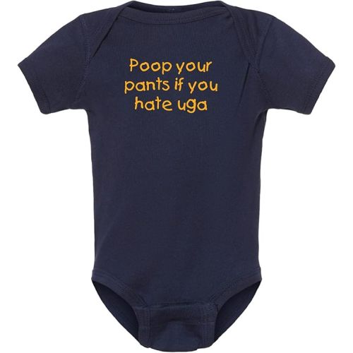 Tech Poop Your Pants if You Hate Georgia Funny Baby Bodysuit