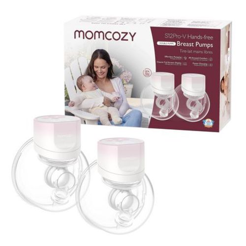 Momcozy Hands-Free Breast Pump S12 Pro Wearable, Double Wireless Pump with Comfortable DoubleFit Flange, S12 Pro Breast Pump double