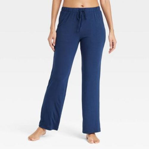 Women's Cloud Knit Pajama Pants - Auden™ Navy Blue L