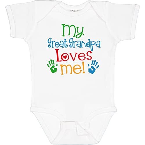 inktastic My Great Grandpa Loves Me Baby Bodysuit