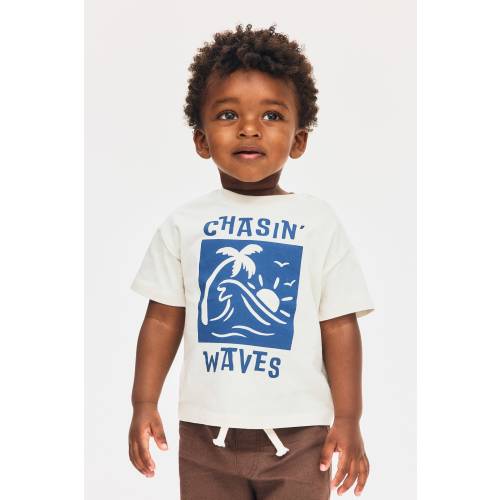 PRINTED COTTON T-SHIRT