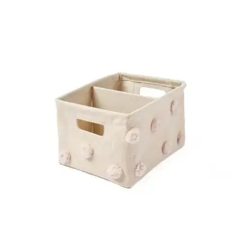 Pom Pom Blush Pink Caddy Organizer