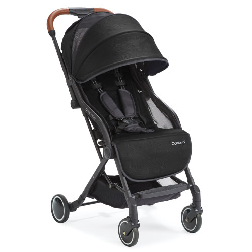 Contours Bitsy Elite Lightweight Travel Stroller, Black, Unisex, 14 lbs.