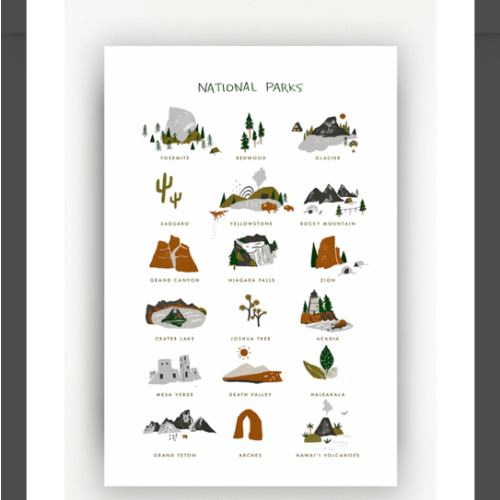 National Parks Art