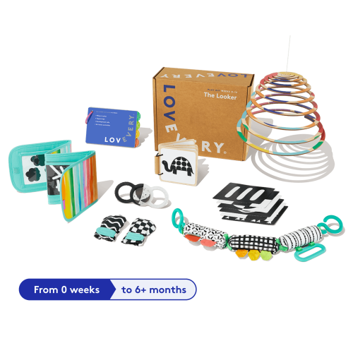 The Looker Play Kit | Toys for Newborn to 12 Week Olds | Lovevery