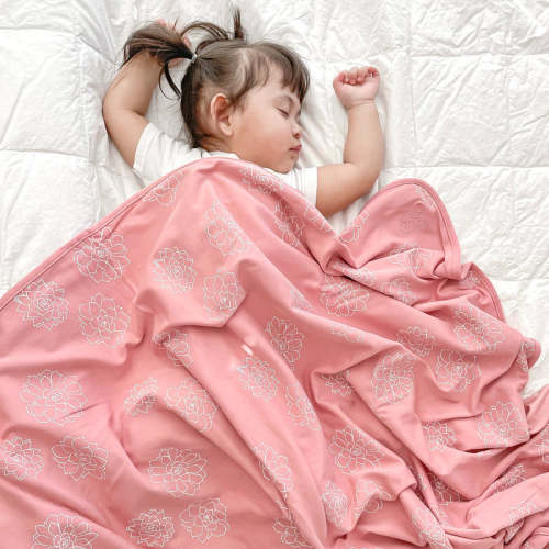 4 Season® Stroller Merino Wool & Organic Cotton Baby Blanket, 40" x 31.5", Succulent Default Title