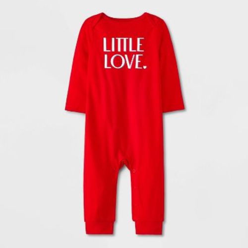 Baby Little Love Romper - Cat & Jack™ Red 0-3m