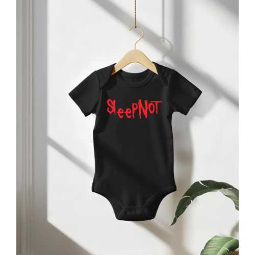 Slipknot Fans Baby Gift- SleepNot Baby Bodysuit- Rock Baby Gift- Rock Fan Baby Shower Gift- Metal Fan New Baby Gift- Goth Baby- Alt Mom