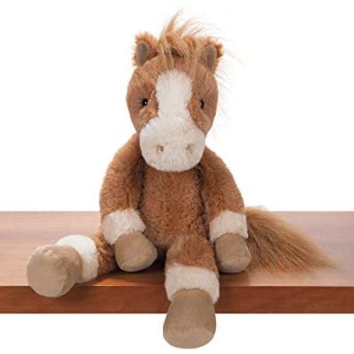 Vermont Teddy Bear Buddy Stuffed Horse – 15-Inch Brown Pony Plush, Soft Horse Stuffed Animal, Gift for All Ages
