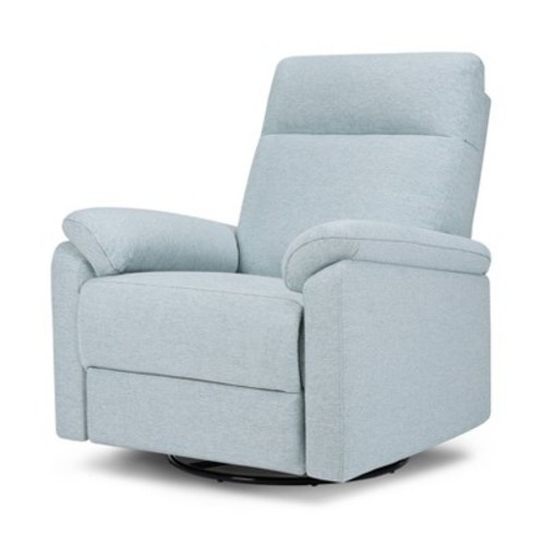 DaVinci Suzy Recliner and Swivel Glider, Color: Heathered Blue