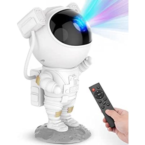 Star Projector Galaxy Night Light - Astronaut Space Projector, Starry Nebula Ceiling LED Lamp with Timer and Remote, Kids Room Decor Aesthetic, for Christmas, Birthdays, Valentine's Day