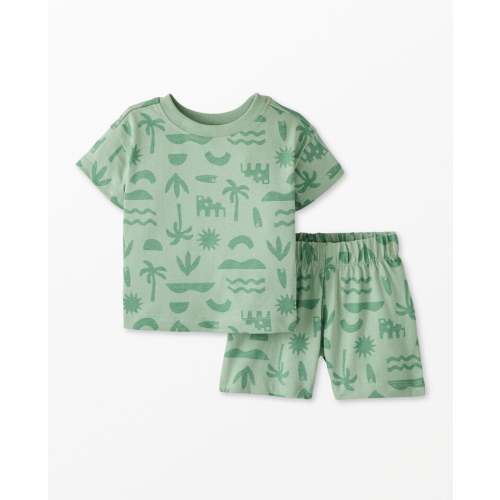 Baby Relaxed Fit T-Shirt & Shorts Set | Hanna Andersson 6-12 Mos