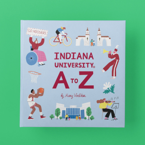 Indiana University A to Z Children's Book | IU Baby Gift | Collegiate ABCs