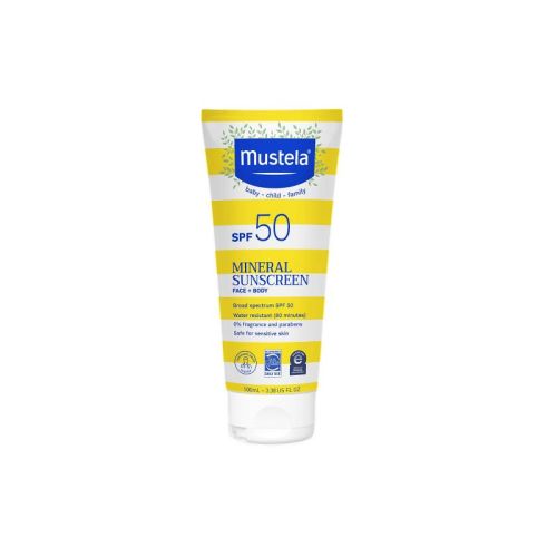 Mustela Fragrance Free Mineral Baby Sunscreen Lotion SPF 50 - 3.38 fl oz