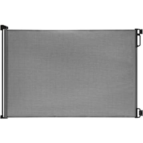 EasyBaby Extra Wide Retractable Baby Gate, 33" Tall, Extends up to 71" Wide, Grey/Child Safety Baby Gates, Pet Retractable Gates for Stairs, Doorways, Hallways, Indoor and Outdoor