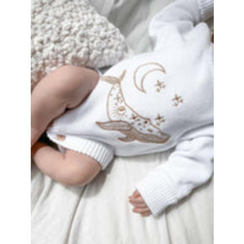 Romper With Wooden Buttons | Cove Romper | Brave Little Lamb