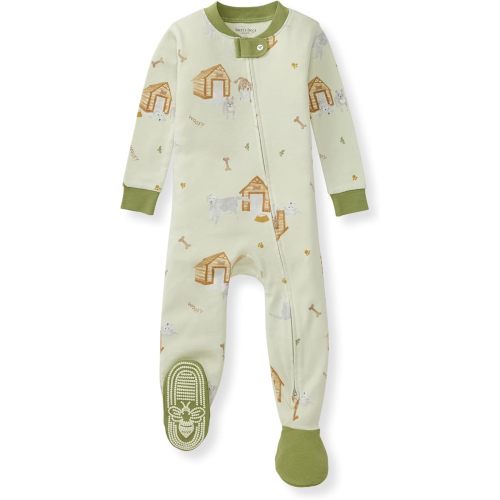 Burt's Bees Baby Boys' One-Piece Non-Slip Snug Fit Footed Pajamas