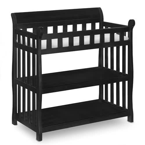Delta Children Eclipse Changing Table, Ebony Black