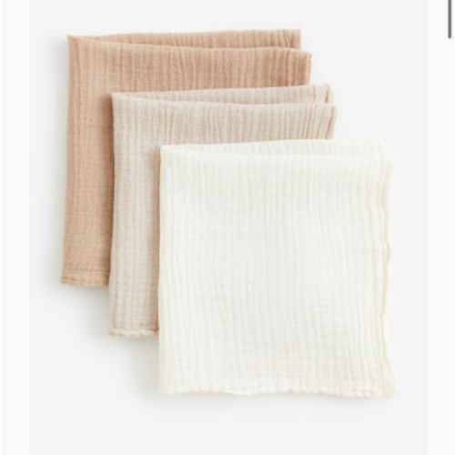 3-pack Muslin Comfort Blankets