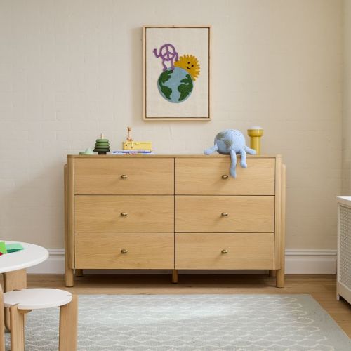 Kids Atlas 6-Drawer Dresser (56")