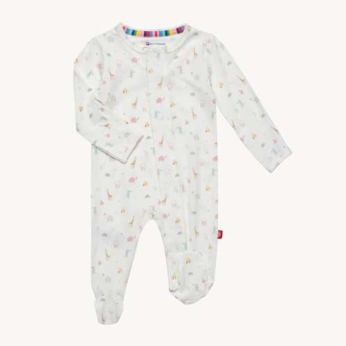 pink little bitty pretty one modal magnetic parent favorite footie – Magnetic Me