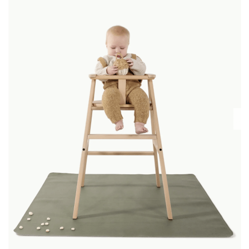 Mini High Chair Mat / Mess Mat / Tummy Time Mat
