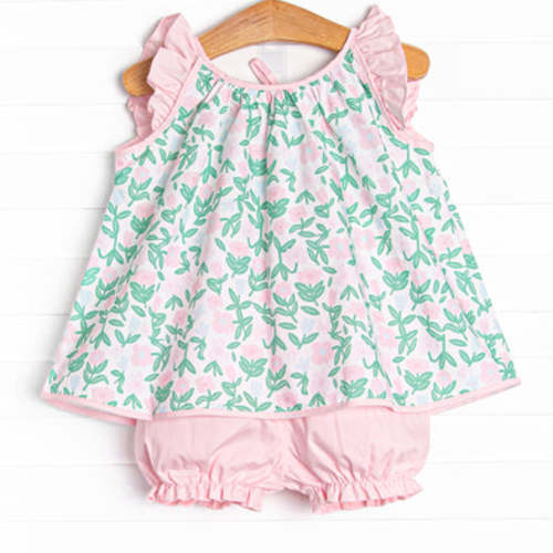 Patio Petals Bloomer Set, Green – Stitchy Fish