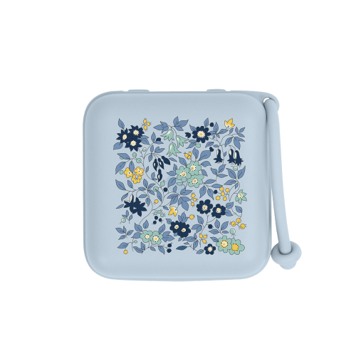 BIBS x LIBERTY Pacifier Box - Chamomile Lawn Baby Blue