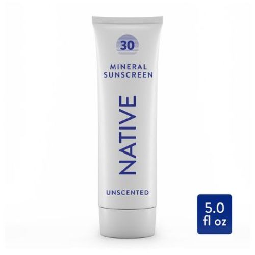 Native Mineral Sunscreen - Unscented - SPF 30 - 5 fl oz