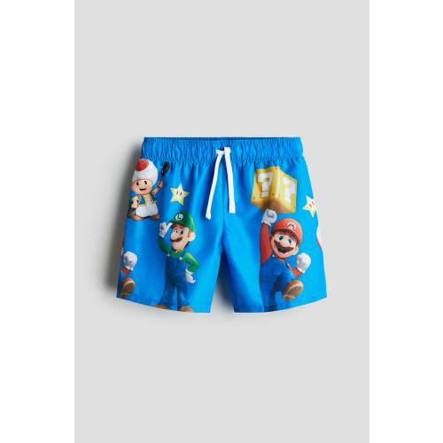 PRINTED SWIM SHORTS - blue Super Mario, 3/4T