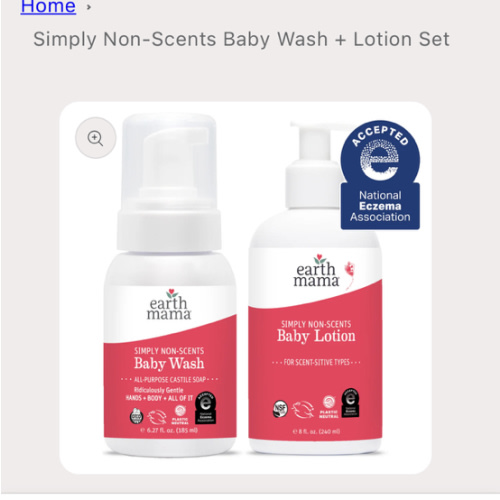 Simply Non-Scents Baby Wash + Lotion Set