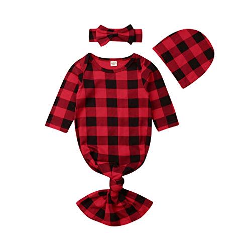 Baby Girl Boy Coming Home Knotted Gown Unisex Newborn Infant Sleep Onesie Outfit Cute Baby Winter Pajamas