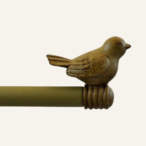 Clairvaux Steel Adjustable Single Curtain Rod