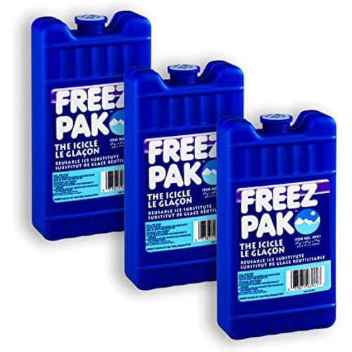 Freez Pak (3 Pack) Reusable Ice Packs, Small