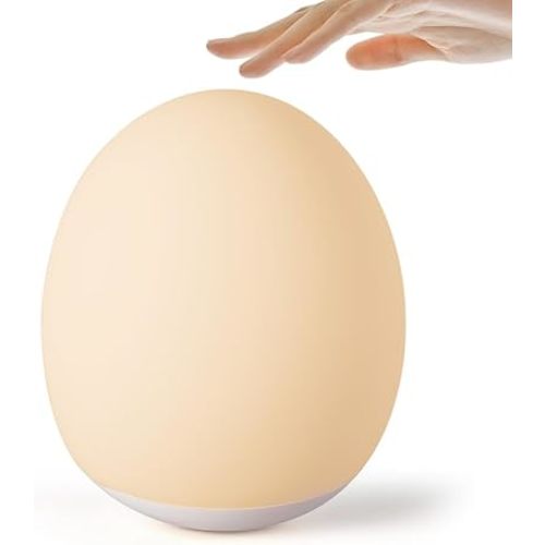 Silicone Baby Night Light,Halloween Egg Night Light for Baby Nursery, 3-Level Dimming & 30-Min Timer Portable Nursery Night Lamp for Breastfeeding Kids Bedroom Toddler Girls Boys