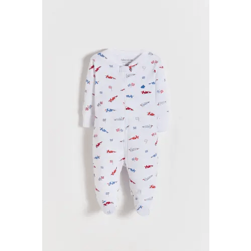 Race Zip Footed Pajama