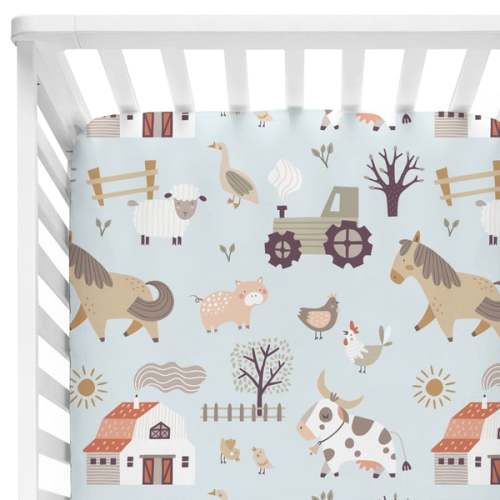 Beck&#39;s Barnyard Crib Sheet*